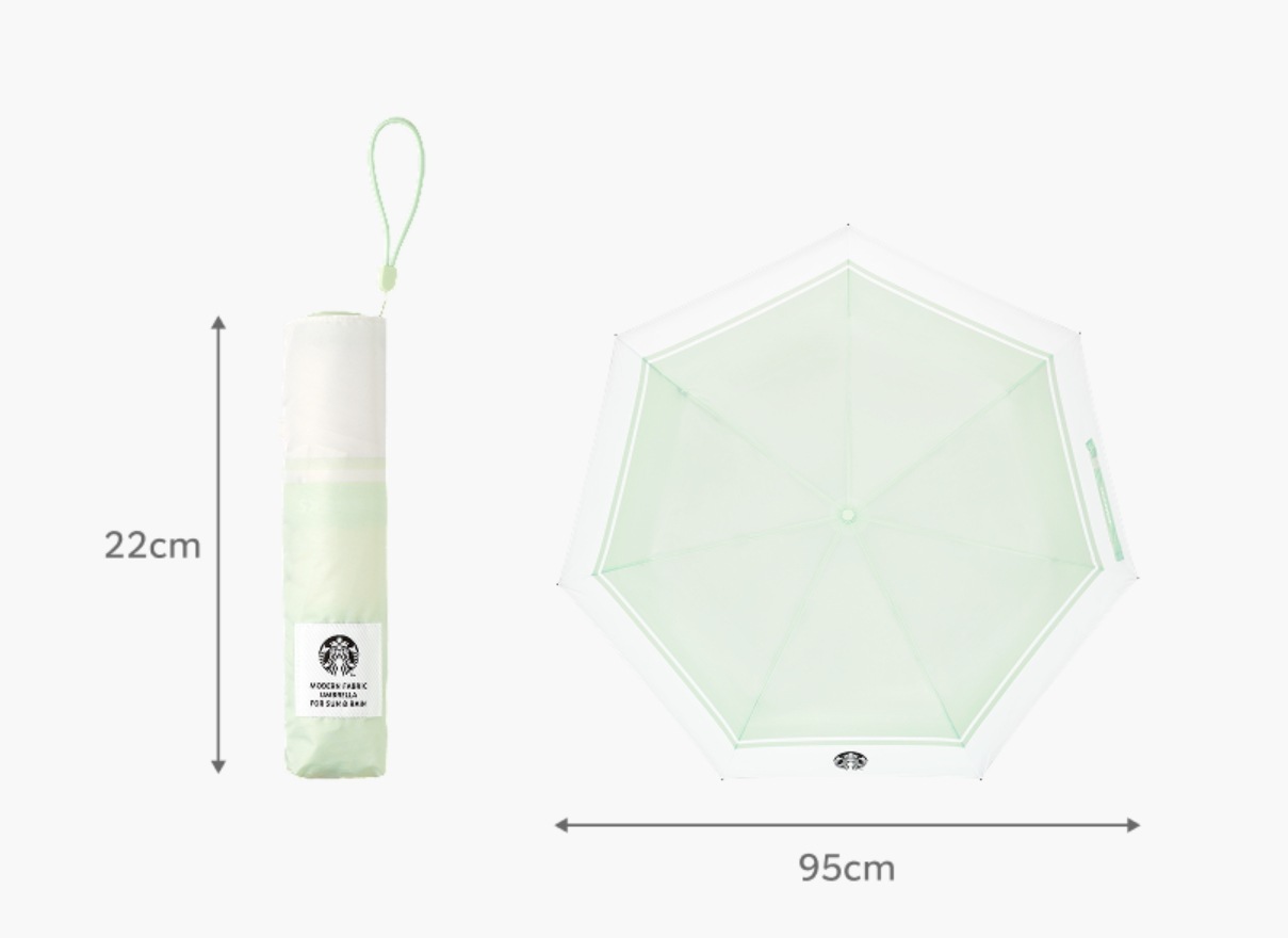 デイリー アップルミント 3段 羊傘 デイリー アップルミント 3段 羊傘