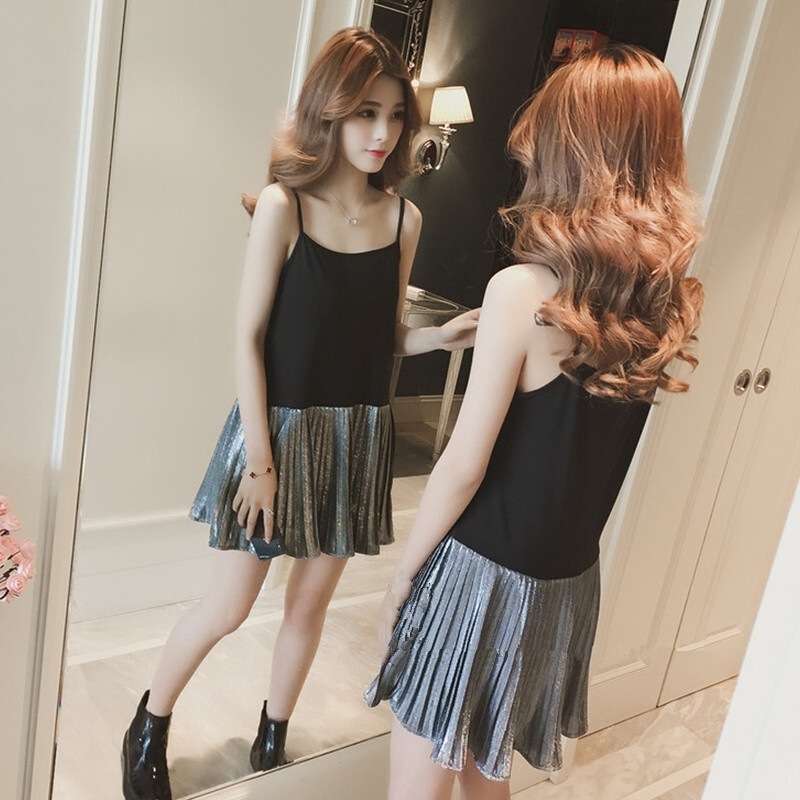 ニット キャミワンピース セットアップ セーター フレアワンピース ミニ ミニ丈 袖あり 長袖 Vネック フレア プリーツ 2点セット ツーピース かわいい 大人可愛い きれいめ シンプル カジュアル