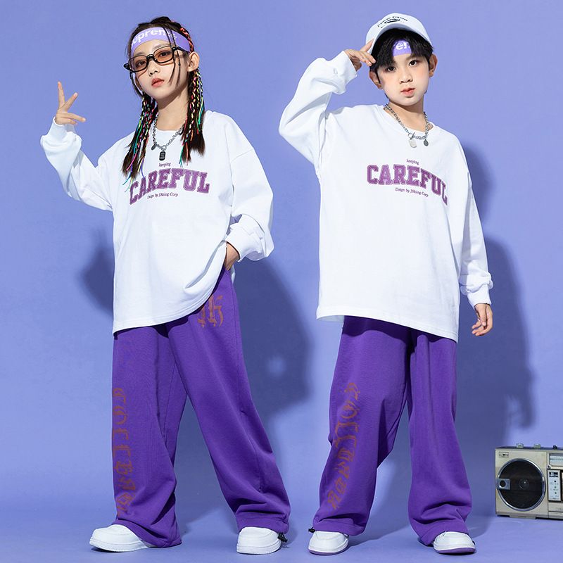 【お店がよく売れています】子供の街のダンスのファッション服の男の子のファッションのヒップホップのスーツの子供のhiphopの出演服のクールな女の子のジャズのダンスの服装
