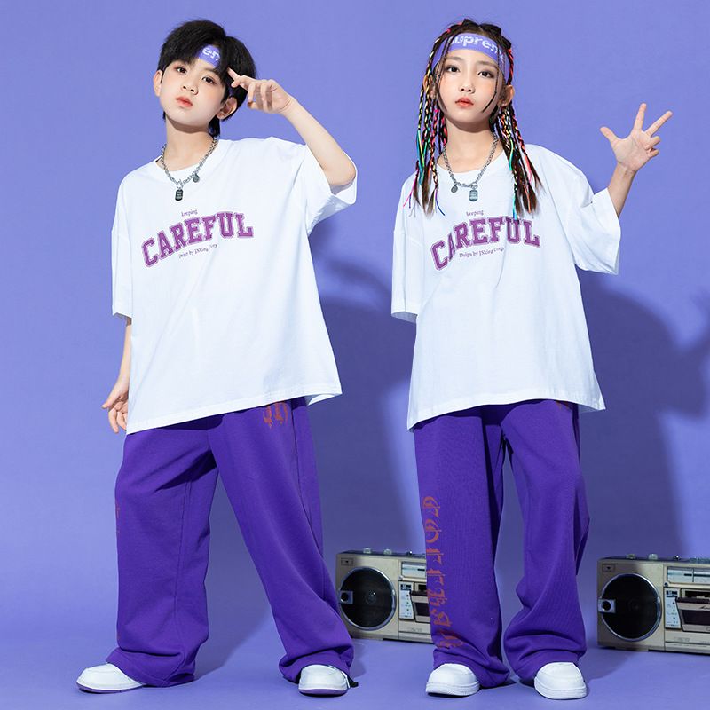 【お店がよく売れています】子供の街のダンスのファッション服の男の子のファッションのヒップホップのスーツの子供のhiphopの出演服のクールな女の子のジャズのダンスの服装