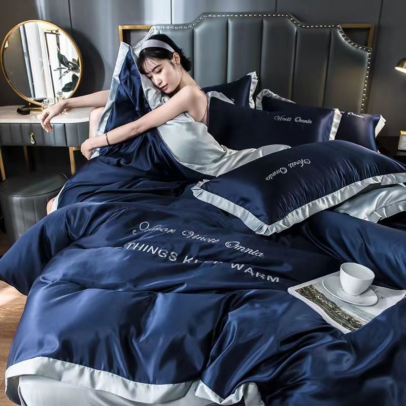 布団カバー 3点セット 4点セット 寝具カバー シーツセット掛け布団カバー ボックスシーツ 北欧風 刺繡 模造シルク 可爱 しまむら-布団カバー 防ダニ 防臭 洗える 布団カバー 3点セット 4点セット 寝具カバー シーツセット掛け布団カバー ボックスシーツ 北欧風 刺繡 模造シルク 可爱 しまむら-布団カバー 防ダニ 防臭 洗える