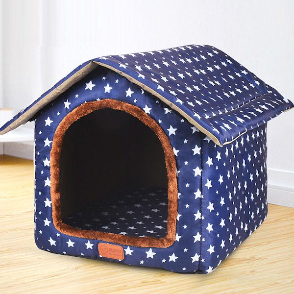 Qoo10] ドーム型 犬猫用ベッド ペットハウス ペ