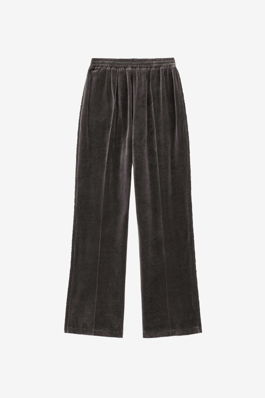 【INSILENCE】[WOMEN] VELVET WIDE PANTS : BROWN