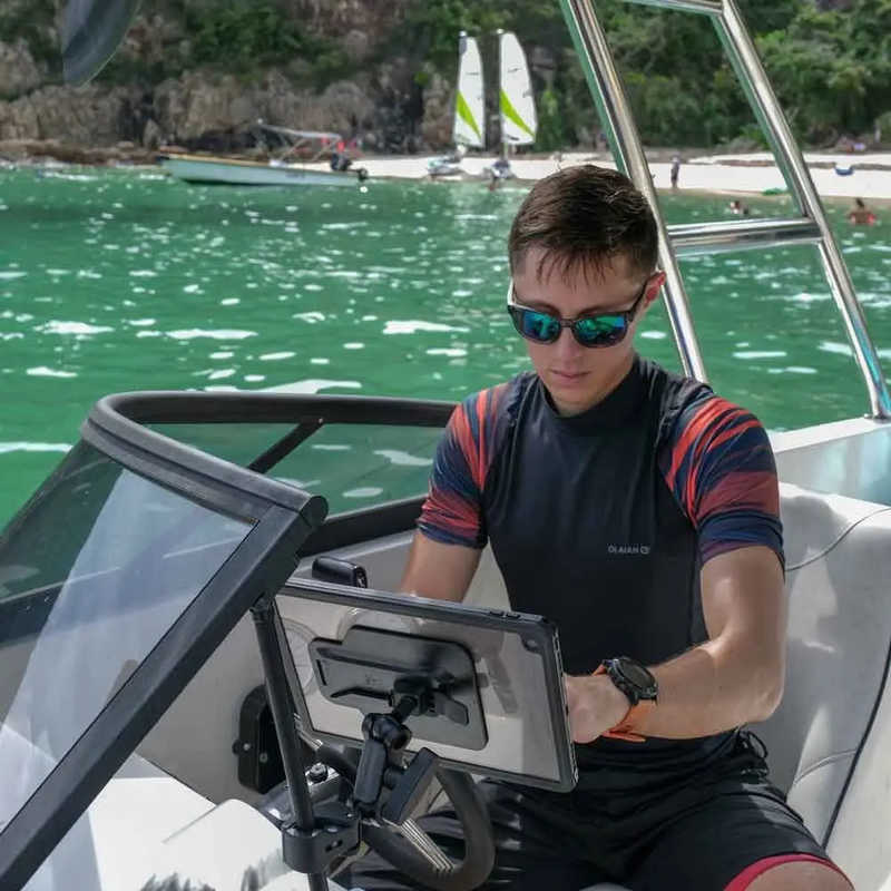 ARMORX　ARMORX IP68 Waterproof Case with Hand Strap for 11inch iPad Pro ( 3rd2nd ) ［ Black ］　MXSA15S grupoguza.com