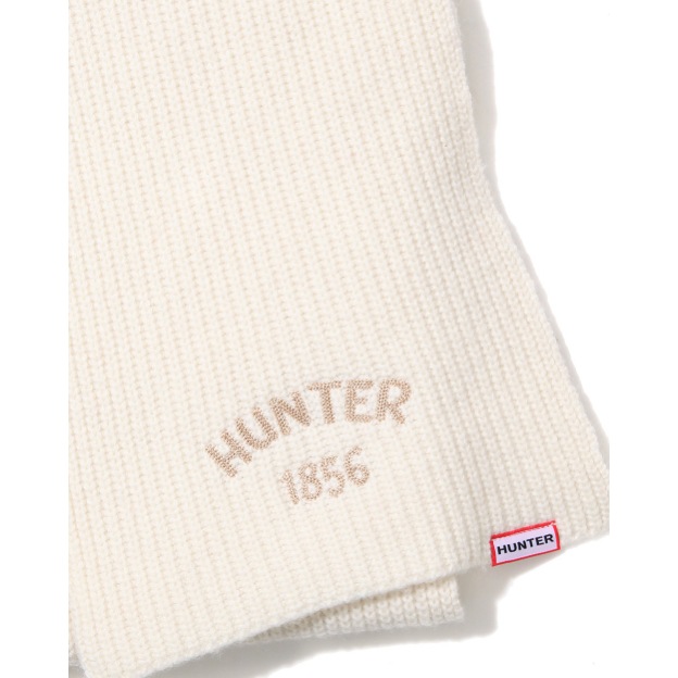 100%KR-Genuine][hunter][UNISEX] Lip Knit Cashmere Scarf マフラー