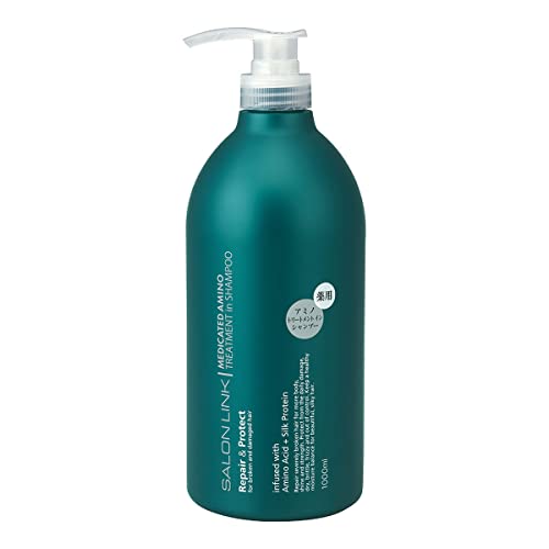 熊野油脂 サロンリンク 薬用 アミノ トリートメントインシャンプー 1000ml×4個