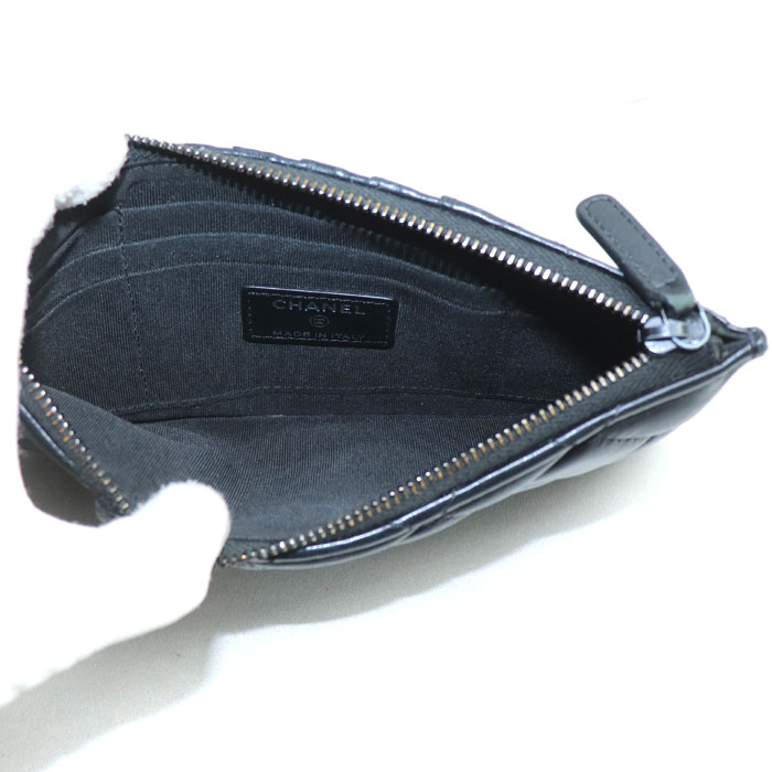 CHANEL シャネル カードケース フォン＆カードケース ブラック AP1652 レディース 中古
