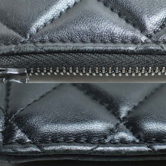 CHANEL シャネル カードケース フォン＆カードケース ブラック AP1652 レディース 中古