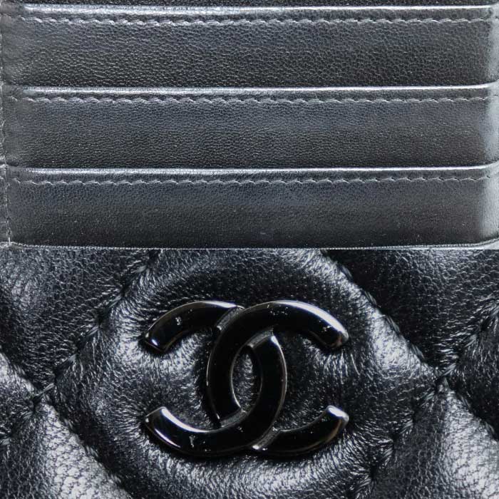 CHANEL シャネル カードケース フォン＆カードケース ブラック AP1652 レディース 中古