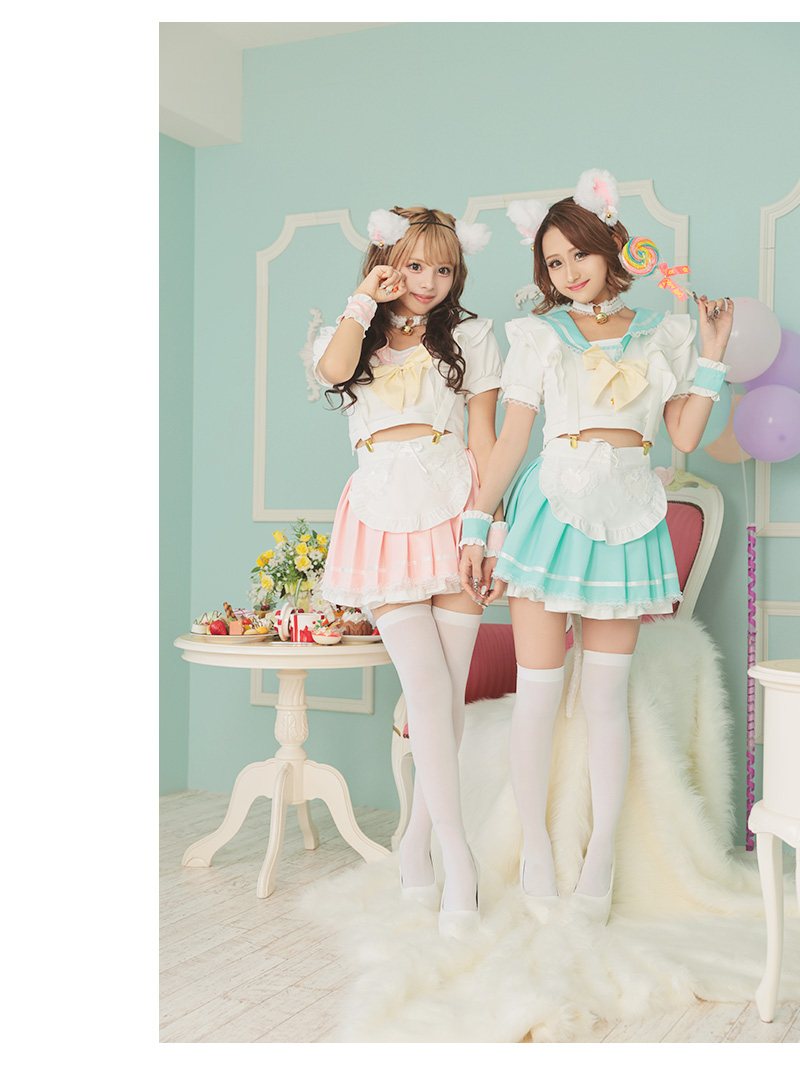 コスプレ ネコ セーラー服 制服 メイド服 ネコ耳 猫 動物