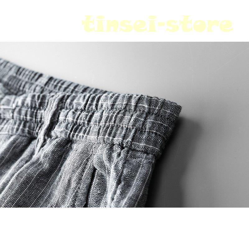 新モデル発売 リネンパンツ メンズ イージーパンツ 麻 ストライプ テーパードパンツ カジュアルパンツ 亜麻 ボトムス 夏 薄手 利用可能なポイント 新モデル発売 リネンパンツ メンズ イージーパンツ 麻 ストライプ テーパードパンツ カジュアルパンツ 亜麻 ボトムス 夏 薄手 利用可能なポイント