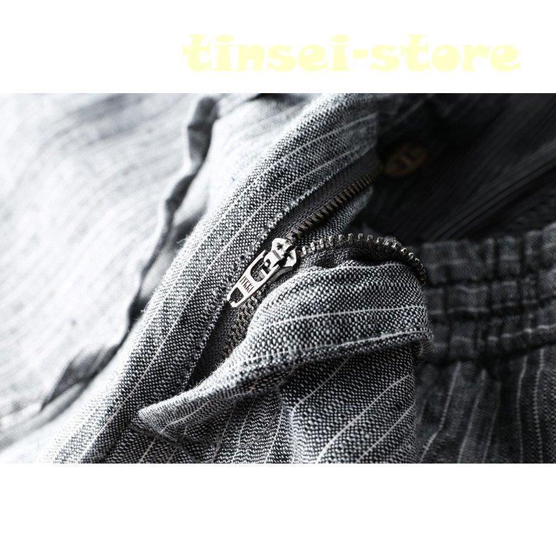 新モデル発売 リネンパンツ メンズ イージーパンツ 麻 ストライプ テーパードパンツ カジュアルパンツ 亜麻 ボトムス 夏 薄手 利用可能なポイント 新モデル発売 リネンパンツ メンズ イージーパンツ 麻 ストライプ テーパードパンツ カジュアルパンツ 亜麻 ボトムス 夏 薄手 利用可能なポイント