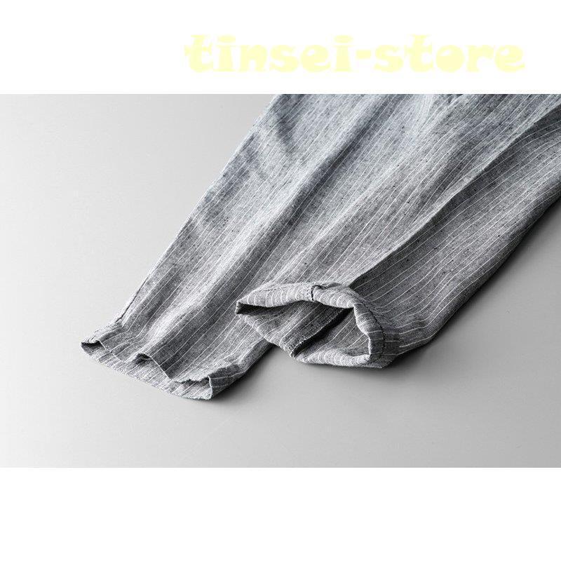 新モデル発売 リネンパンツ メンズ イージーパンツ 麻 ストライプ テーパードパンツ カジュアルパンツ 亜麻 ボトムス 夏 薄手 利用可能なポイント 新モデル発売 リネンパンツ メンズ イージーパンツ 麻 ストライプ テーパードパンツ カジュアルパンツ 亜麻 ボトムス 夏 薄手 利用可能なポイント