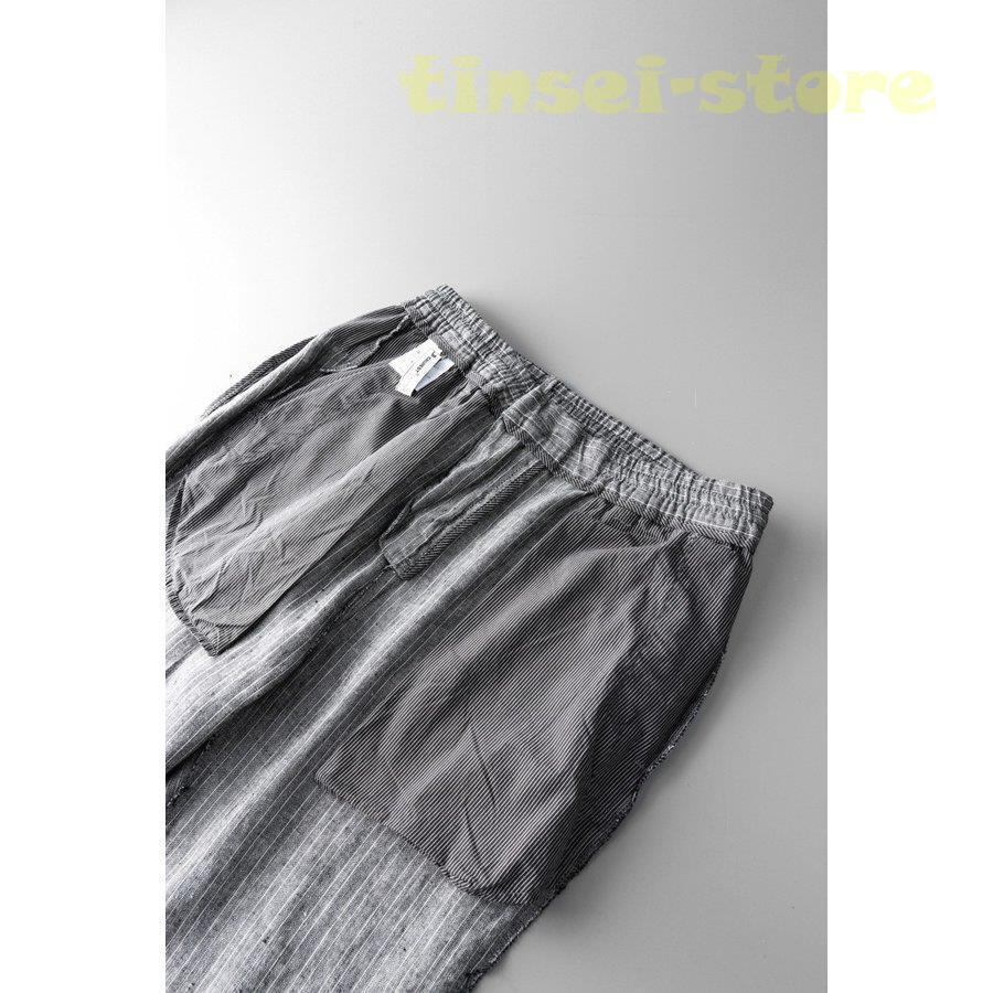 新モデル発売 リネンパンツ メンズ イージーパンツ 麻 ストライプ テーパードパンツ カジュアルパンツ 亜麻 ボトムス 夏 薄手 利用可能なポイント 新モデル発売 リネンパンツ メンズ イージーパンツ 麻 ストライプ テーパードパンツ カジュアルパンツ 亜麻 ボトムス 夏 薄手 利用可能なポイント