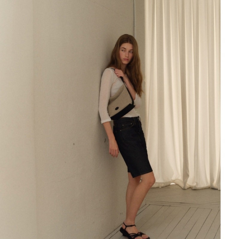 ROH ソウルミニパルピーホーボーバッグジュートブラック ROH ソウルミニパルピーホーボーバッグジュートブラック