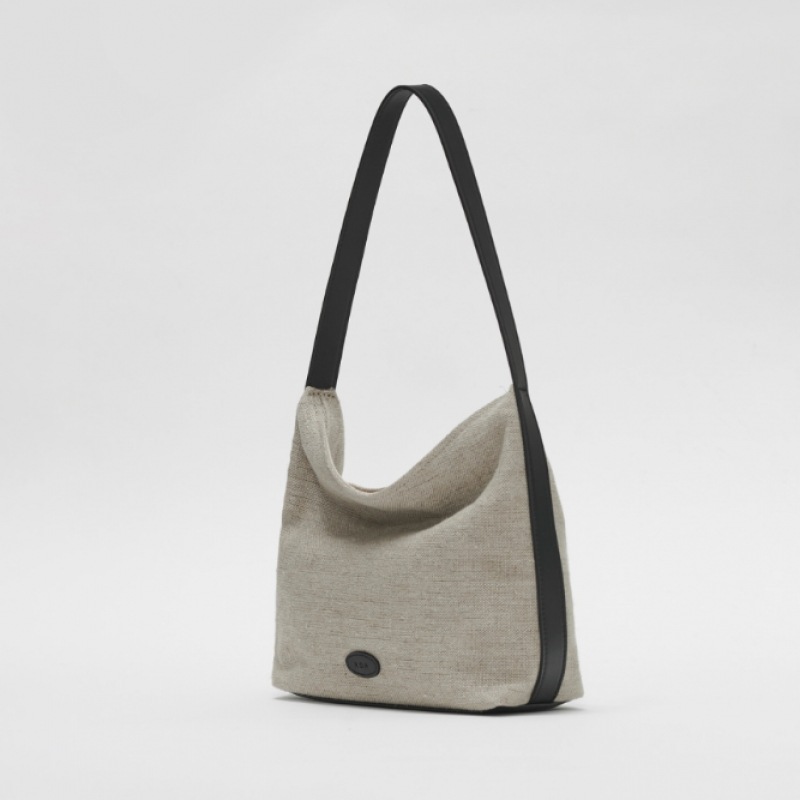 ROH ソウルミニパルピーホーボーバッグジュートブラック ROH ソウルミニパルピーホーボーバッグジュートブラック