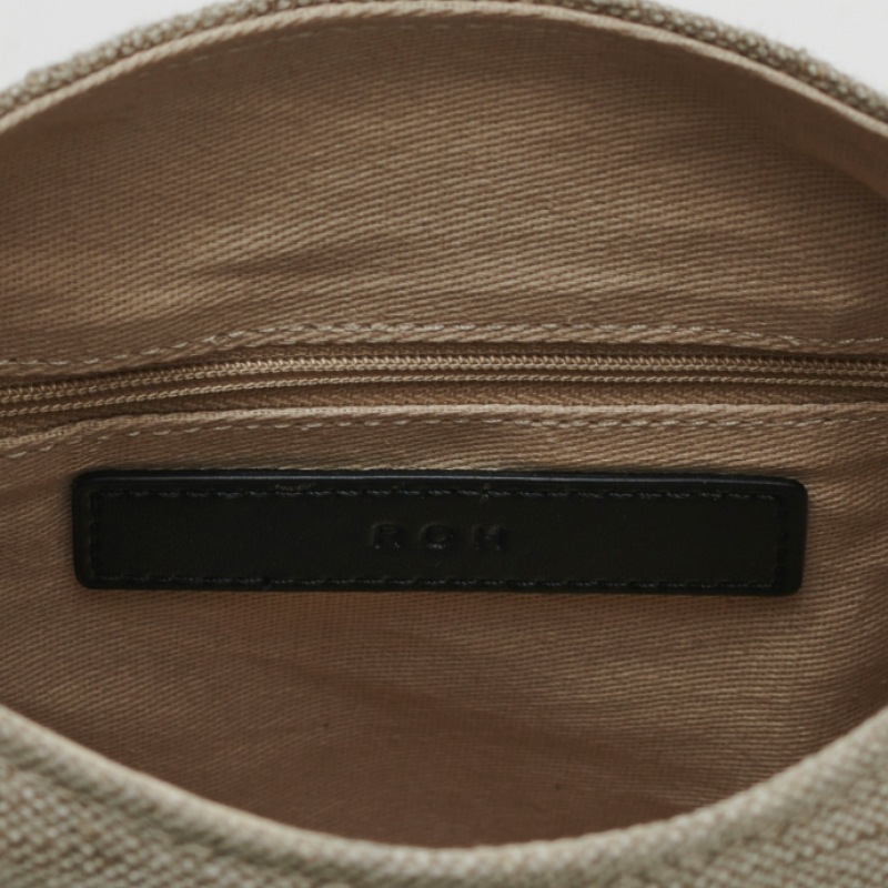 ROH ソウルミニパルピーホーボーバッグジュートブラック ROH ソウルミニパルピーホーボーバッグジュートブラック