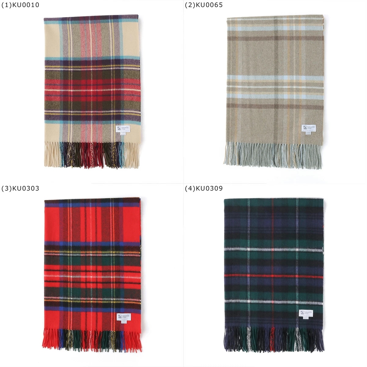 JOHNSTONS OF ELGIN ジョンストンズ マフラー WA56 レディース カシミヤ 大判 ストール チェック柄 wa000056 カラー20色 JOHNSTONS OF ELGIN ジョンストンズ マフラー WA56 レディース カシミヤ 大判 ストール チェック柄 wa000056 カラー20色