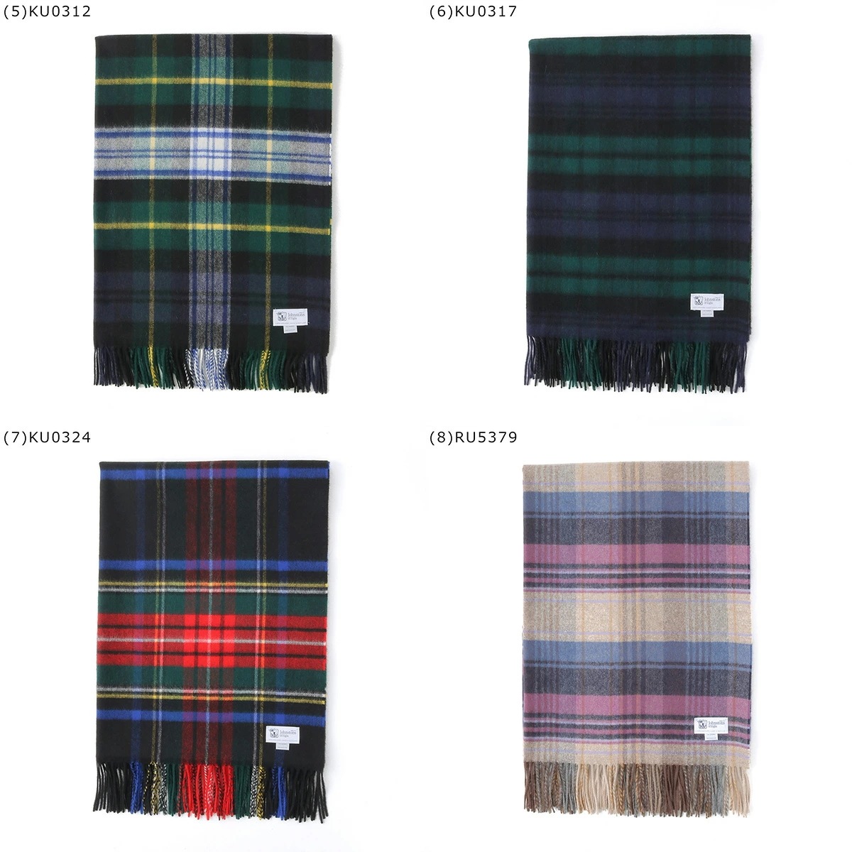 JOHNSTONS OF ELGIN ジョンストンズ マフラー WA56 レディース カシミヤ 大判 ストール チェック柄 wa000056 カラー20色 JOHNSTONS OF ELGIN ジョンストンズ マフラー WA56 レディース カシミヤ 大判 ストール チェック柄 wa000056 カラー20色