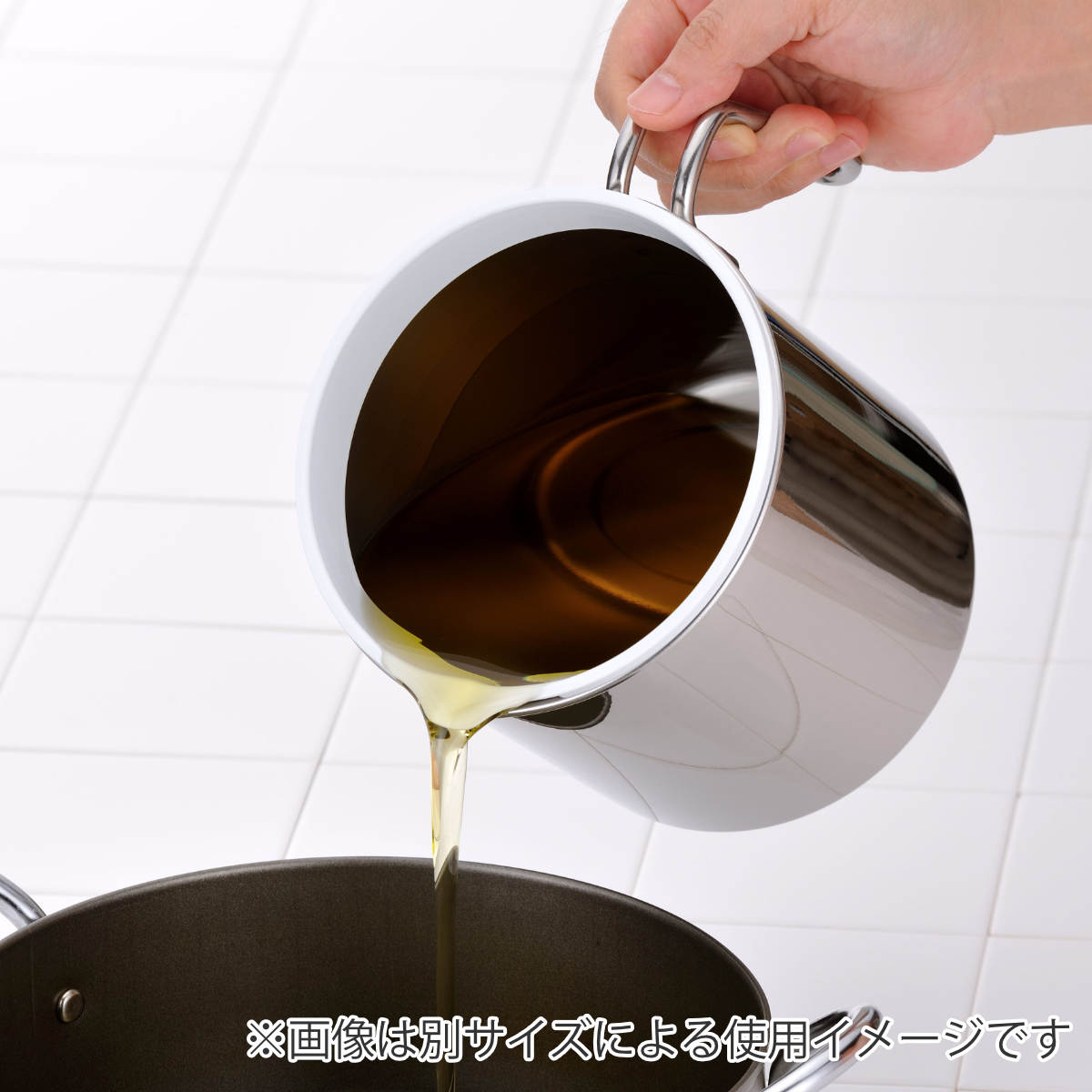 オイルポット 1.2L ステンレス製カートリッジ式オイルポット 日本製 油こし器 油濾過 油ポット 油濾し 濾過器 調理器具 調理用品 油保存 ステンレス キッチン用品 キッチンツール ろ過