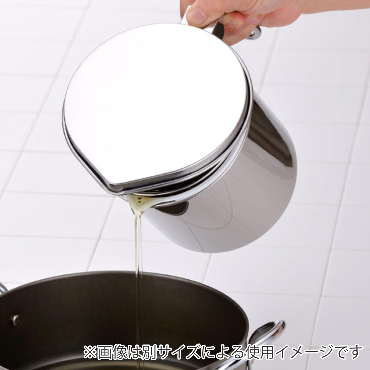 オイルポット 1.2L ステンレス製カートリッジ式オイルポット 日本製 油こし器 油濾過 油ポット 油濾し 濾過器 調理器具 調理用品 油保存 ステンレス キッチン用品 キッチンツール ろ過