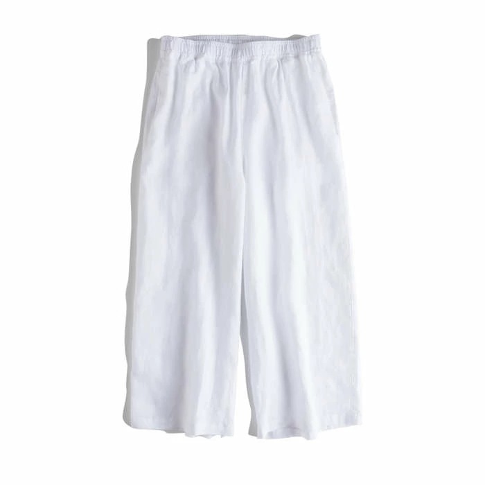 リネンワイドパンツ レディース リネンパンツ ワイドパンツ 無地 ガウチョ 麻 亜麻 タック ロング丈 九分丈 ゆったり スカンツ パンツ ボトムス レディース ガウチョ 9分丈 2023 春 夏 お