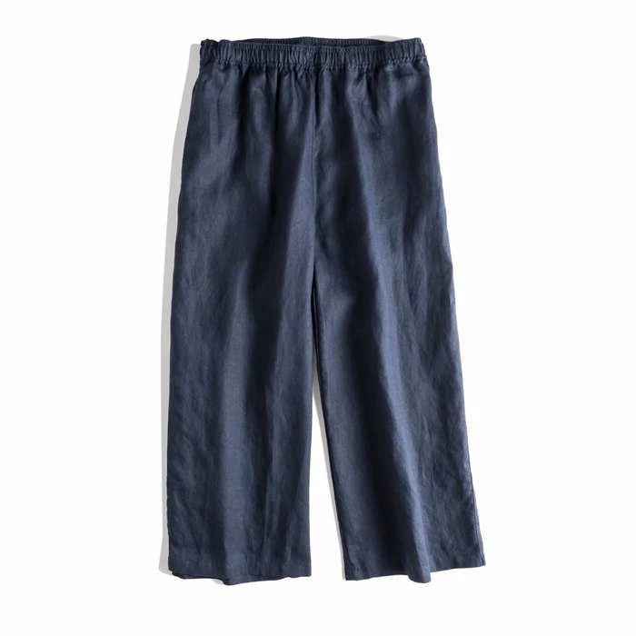 リネンワイドパンツ レディース リネンパンツ ワイドパンツ 無地 ガウチョ 麻 亜麻 タック ロング丈 九分丈 ゆったり スカンツ パンツ ボトムス レディース ガウチョ 9分丈 2023 春 夏 お