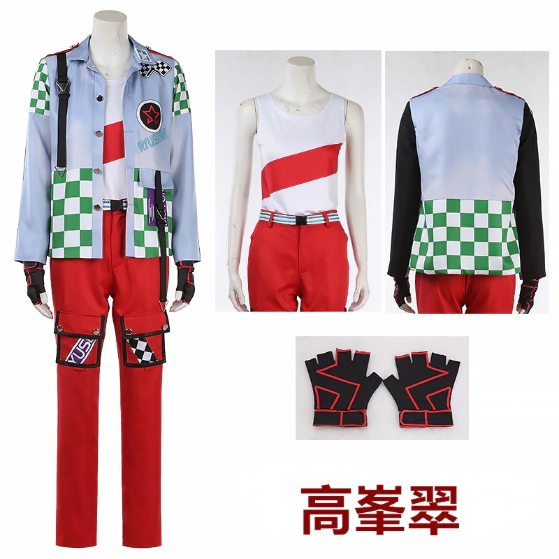 あんさんぶるスターズ ALKALOID 流星隊 交差する モーターショウ 天城一彩 南雲鉄虎 礼瀬マヨイ 白鳥藍良 風早巽 守沢千秋 深海奏汰 仙石忍 高峯翠 コスプレ衣装 コスチューム