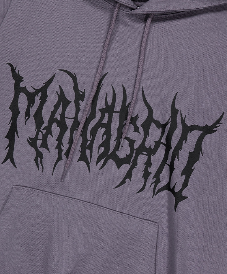 [mahagrid] GOTH LOGO HOODIE pattayablatt.com