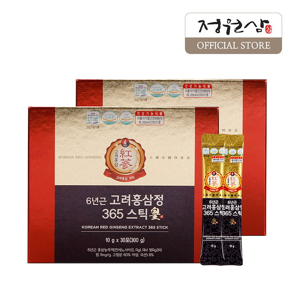 6年根 高麗人参 365スティック☆お得な90包