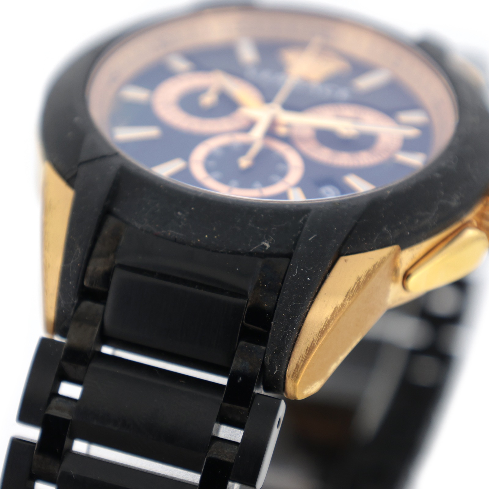 美品 ヴェルサーチ VERSACE クロノ メデューサ 腕時計 箱 H404 美品