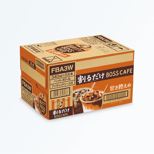 サントリー 割るだけボスカフェ 甘さ控えめ 濃縮 液体 コーヒー 340ml ×24本