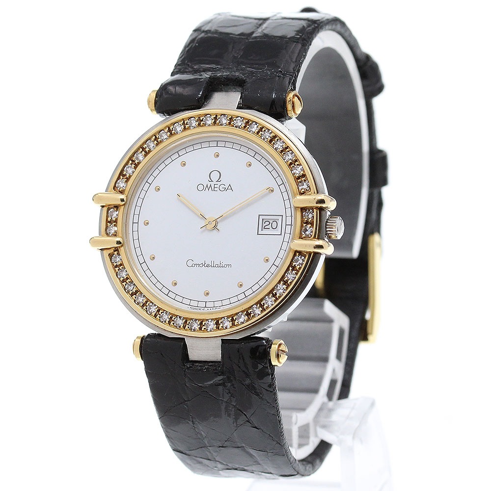 オメガ OMEGA コンステレーション ダイヤベゼル SS/YG クォーツ メンズ _862952【中古】 オメガ OMEGA コンステレーション ダイヤベゼル SS/YG クォーツ メンズ _862952【中古】