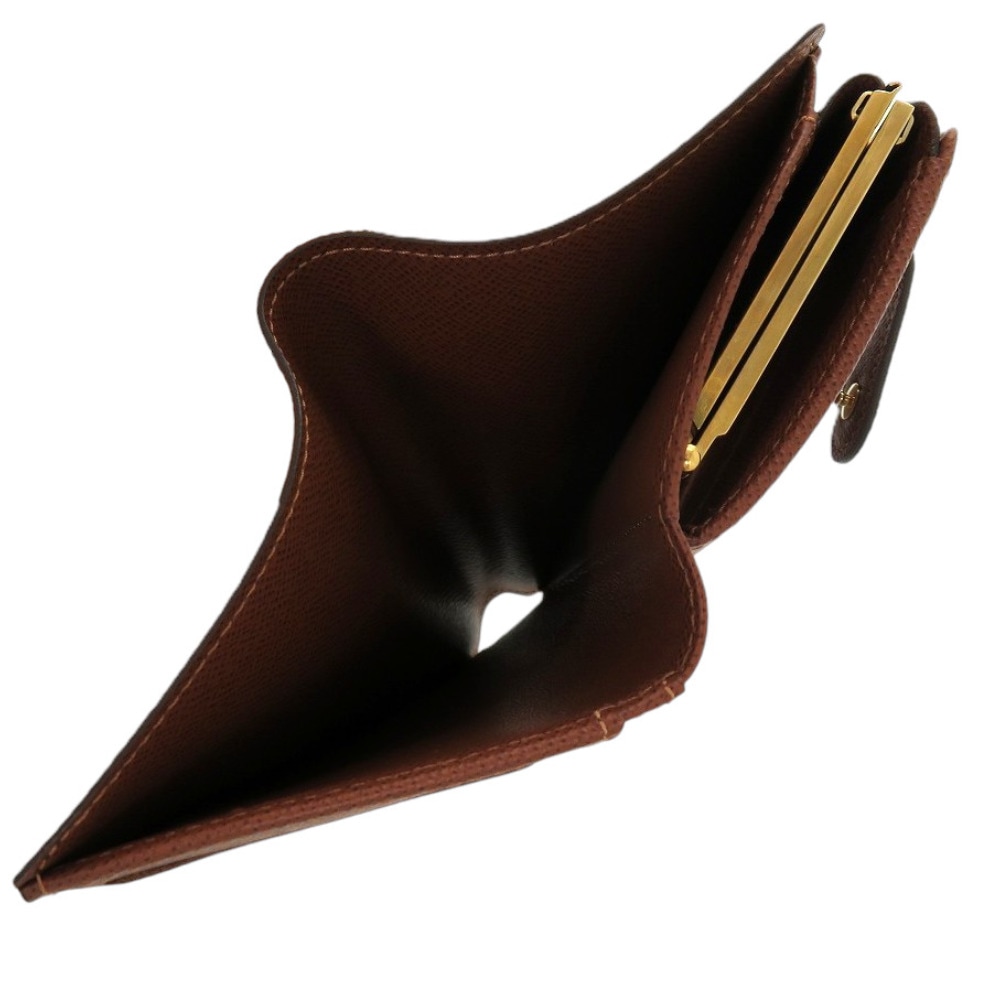 美品 ポルト モネ ビエ ヴィエノワ モノグラム M61663 二つ折り財布 モノグラムキャンバス ブラウン LV 0568【中古】 レディース 美品 ポルト モネ ビエ ヴィエノワ モノグラム M61663 二つ折り財布 モノグラムキャンバス ブラウン LV 0568【中古】 レディース