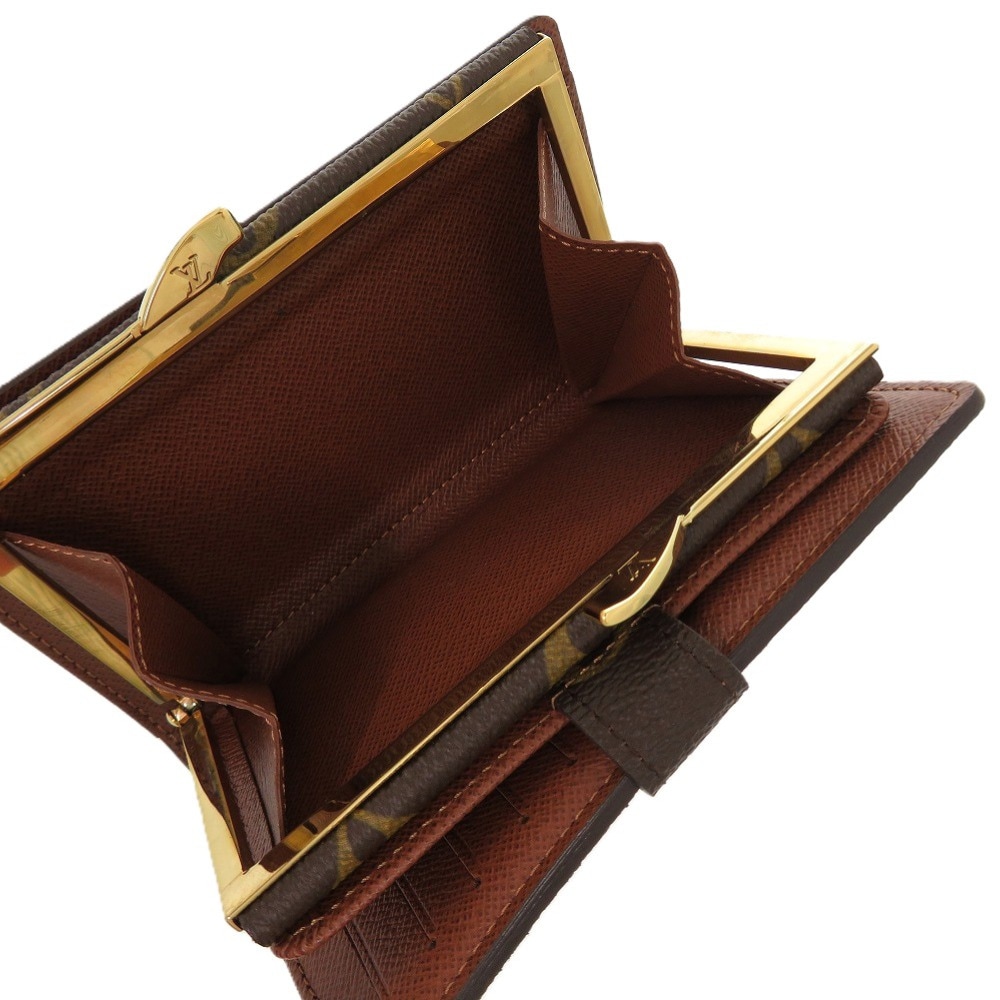 美品 ポルト モネ ビエ ヴィエノワ モノグラム M61663 二つ折り財布 モノグラムキャンバス ブラウン LV 0568【中古】 レディース 美品 ポルト モネ ビエ ヴィエノワ モノグラム M61663 二つ折り財布 モノグラムキャンバス ブラウン LV 0568【中古】 レディース