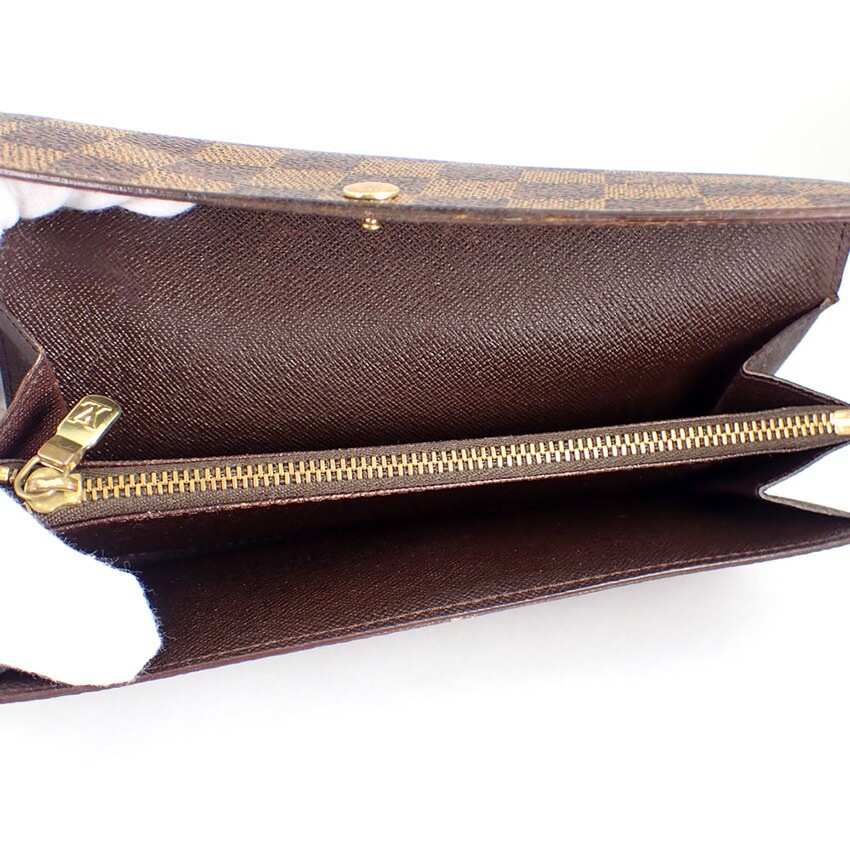 Louis Vuitton ルイヴィトン ダミエ ポルトモネ クレディ 長財布 Louis