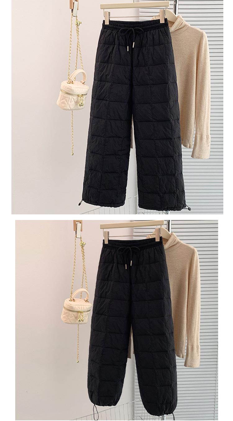 中綿パンツ レディースダウン綿パンツ 軽量 真冬 防寒ズボン ボトムス 防寒パンツ 長ズボン 防寒 ズボン 保温性抜群 ジョガーパンツ キルティング パンツ ロング丈 ウエストゴム ハイウエスト