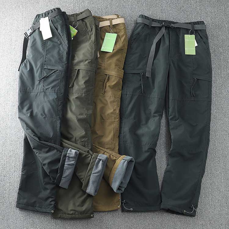 【急速出荷!】裏起毛 裏ボア 長ズボン 暖 ゴルフ アウトドア パンツ パンツ 冬 防水 防風 保温 厚手 イージーパンツ カーゴパンツ クライミングパンツ ワークパンツ 作業着 裏起毛 ウエストゴム