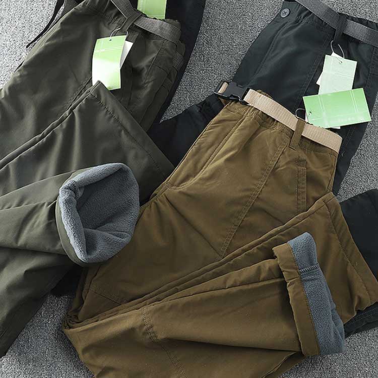 【急速出荷!】裏起毛 裏ボア 長ズボン 暖 ゴルフ アウトドア パンツ パンツ 冬 防水 防風 保温 厚手 イージーパンツ カーゴパンツ クライミングパンツ ワークパンツ 作業着 裏起毛 ウエストゴム