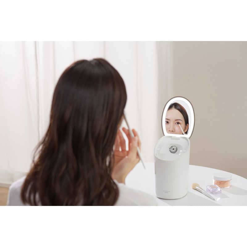 miCOLA フェイススチーマー ホワイト 楽天市場】MiCOLA フェイススチーマー ホワイト アイリス