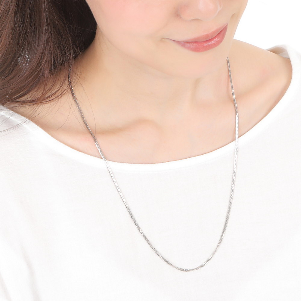 プラチナ 喜平ネックレス 6面ダブル 11g 60cm チェーン 造幣局検定マーク刻印入 プラチナ 喜平ネックレス 6面ダブル 11g 60cm チェーン 造幣局検定マーク刻印入