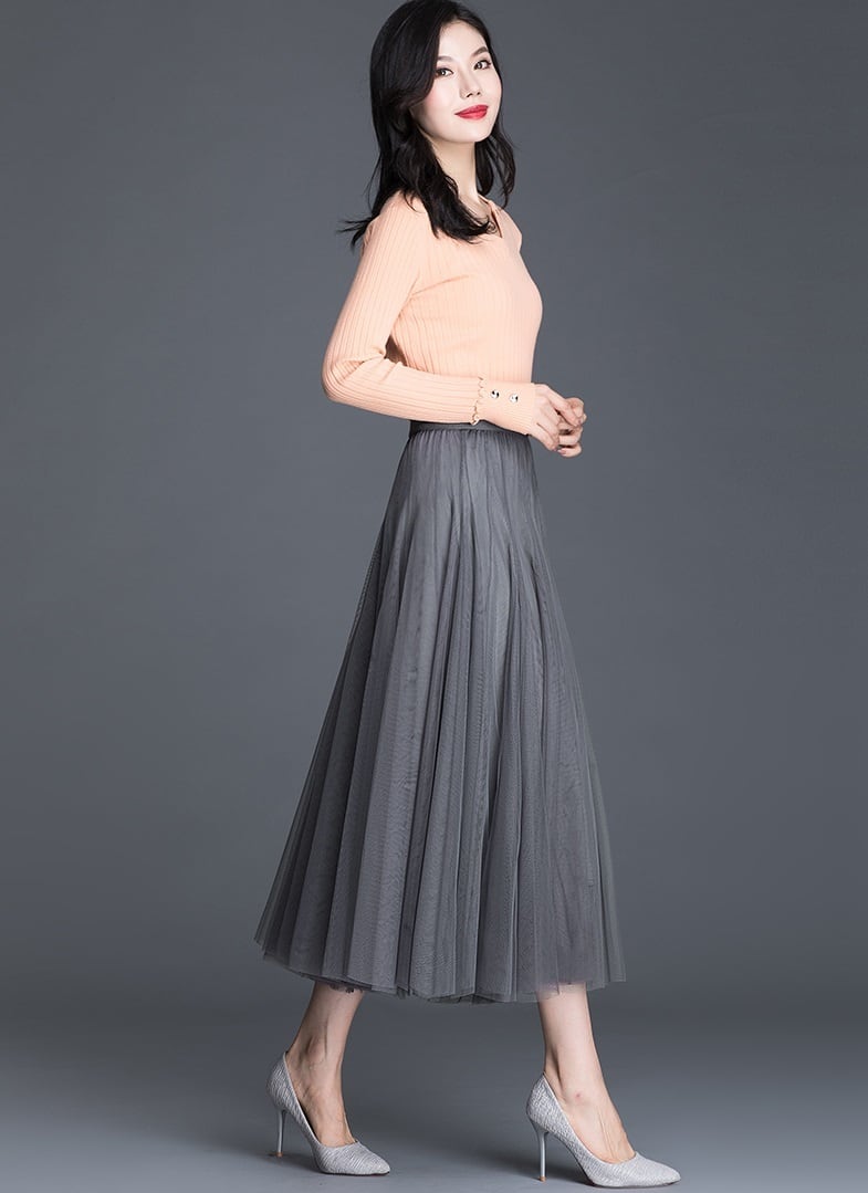 スカート ボトムス ロングスカート フレアスカート チュールスカート 膝下 ミモレ ミモレ丈 ロング ロング丈 フレア チュール かわいい 大人可愛い きれいめ シンプル カジュアル 大人 lbot0