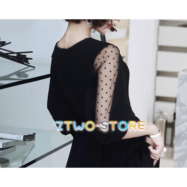 パーティードレス 結婚式 お呼ばれドレス ロングドレス 黒 レース袖 袖あり 五分袖 シアー袖 韓国 ドレス ロング 演奏会 大きいサイズ 3L 4L 上品 パーティードレス 結婚式 お呼ばれドレス ロングドレス 黒 レース袖 袖あり 五分袖 シアー袖 韓国 ドレス ロング 演奏会 大きいサイズ 3L 4L 上品