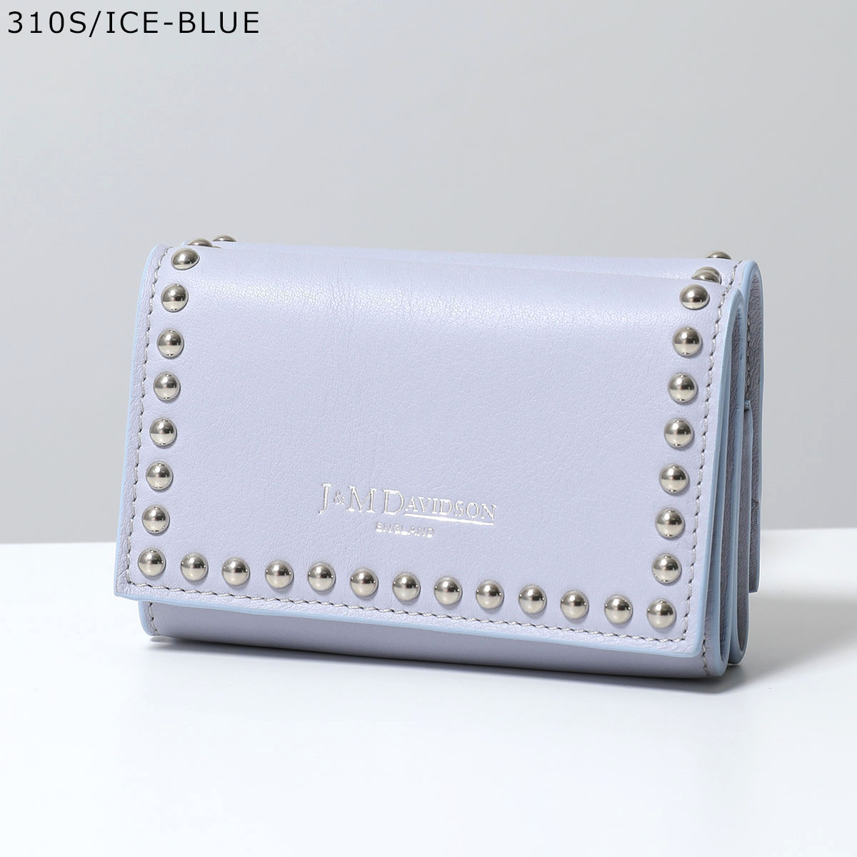 J&M DAVIDSON 三つ折り財布 FOLD WALLET WITH STUDS SFLW-1XX SFLW-1BC SCXX MCXX レディース レザー スタッズ ミニ財布 豆財布 カラー14 J&M DAVIDSON 三つ折り財布 FOLD WALLET WITH STUDS SFLW-1XX SFLW-1BC SCXX MCXX レディース レザー スタッズ ミニ財布 豆財布 カラー14