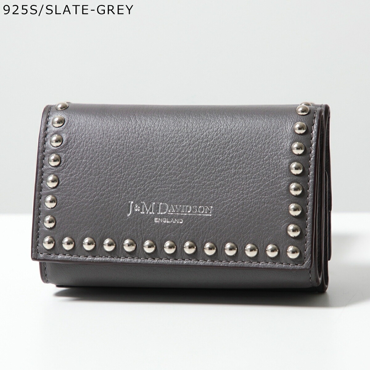J&M DAVIDSON 三つ折り財布 FOLD WALLET WITH STUDS SFLW-1XX SFLW-1BC SCXX MCXX レディース レザー スタッズ ミニ財布 豆財布 カラー14 J&M DAVIDSON 三つ折り財布 FOLD WALLET WITH STUDS SFLW-1XX SFLW-1BC SCXX MCXX レディース レザー スタッズ ミニ財布 豆財布 カラー14