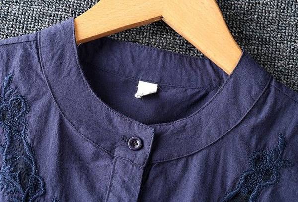 ノースリーブ ブラウス レディース トップス 春夏 ティアード チュニック Aライン 袖なし ノーカラー シンプル カジュアル 夏 白 花柄 刺繍 おしゃれ 大人可愛い ホワイト ネイビー 20代 3