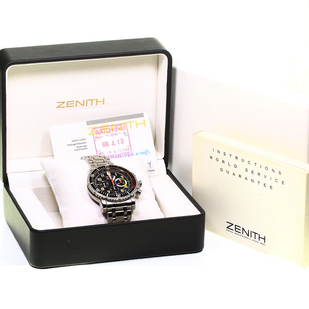 訳あり ゼニス ZENITH 02.0480.405 エルプリメロ レインボー