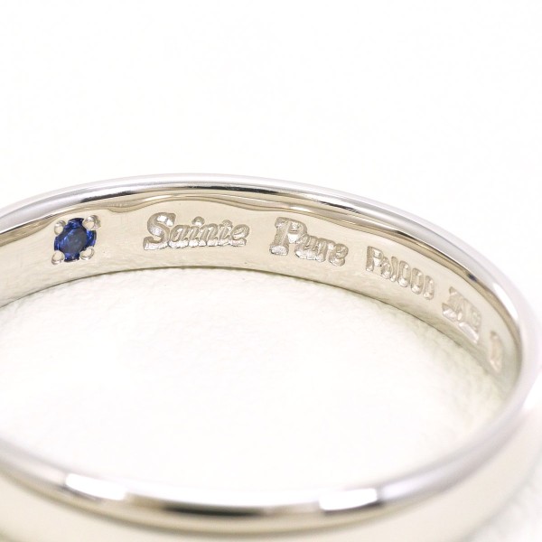 セントピュール PT1000 リング 16号 サファイア 中古 セントピュール PT1000 リング 16号 サファイア 中古