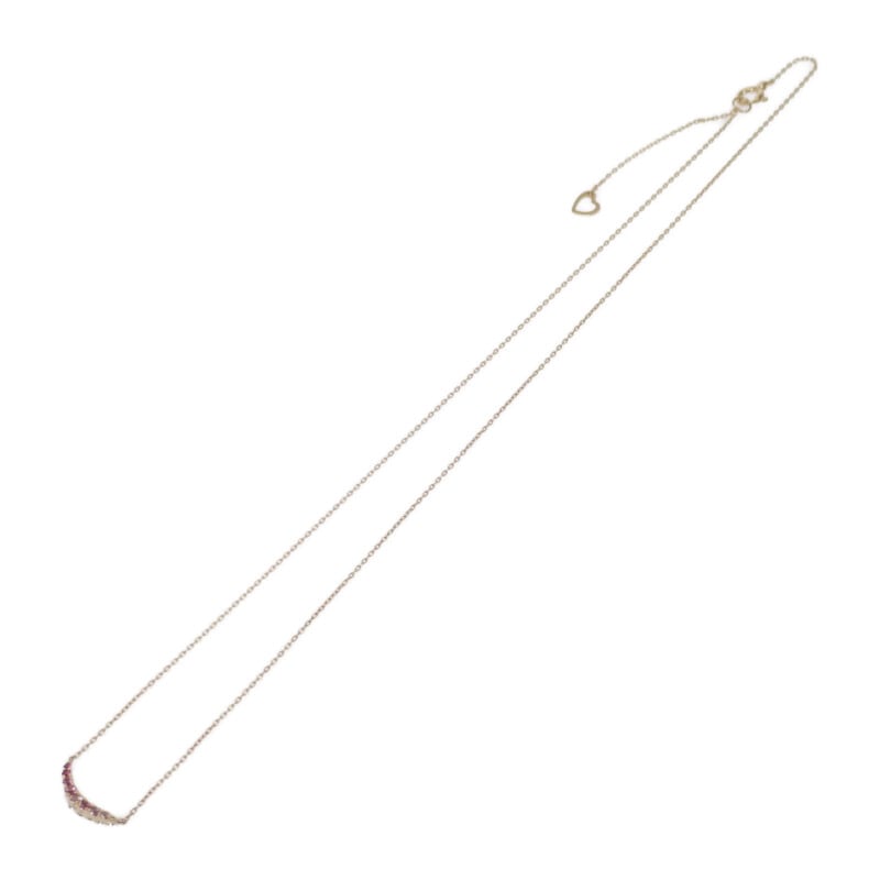 【Ponte Vecchio】ネックレス リバーシブル K18イエローゴールド ダイヤモンド ピンクサファイア 【Ponte Vecchio】ネックレス リバーシブル K18イエローゴールド ダイヤモンド ピンクサファイア