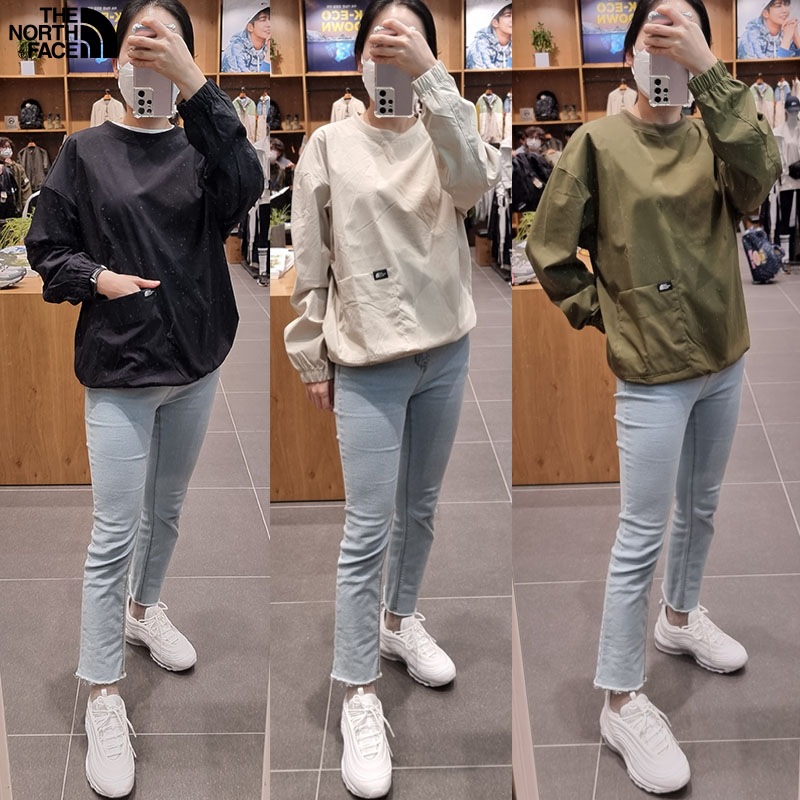 韓国正規品保証 関税負担なし NM5MN15A DAY ALL-ROUND SWEATSHIRTSデイリー 基本 着装 男子 女子 人気 韓国 ファッション 男女共用 アウトドア
